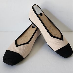 VIVAIA Margot 2.0 Cream & Ivory Flats 8.5 New